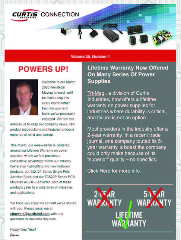 Lifetime Warranty on Power Supplies